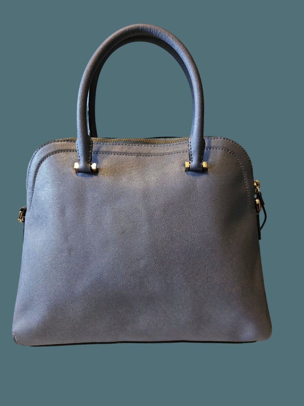 Kate Spade Blue Cameron Street Satchel Crossbody Saffriano Leather Bag - Picture 2 of 16